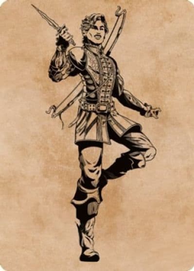 Astarion the Decadent Art Card Art Series: Commander Legends: Battle for Baldur's Gate Magic card