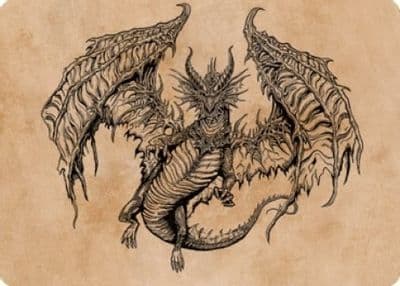 Ganax Astral Hunter Art Card Art Series: Commander Legends: Battle for Baldur's Gate Magic card