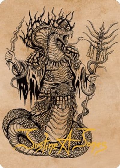 Sivriss Nightmare Speaker Art Card 51 81 Gold Stamped Signature Art Series: Commander Legends: Battle for Baldur's Gate Magic card