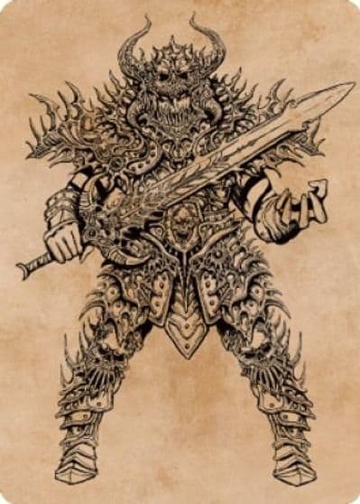 Sarevok Deathbringer Art Card Art Series: Commander Legends: Battle for Baldur's Gate Magic card