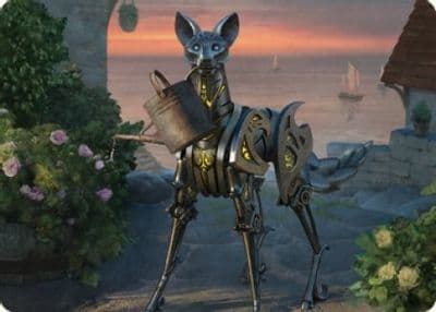 Clockwork Fox Art Card Art Series: Commander Legends: Battle for Baldur's Gate Magic card