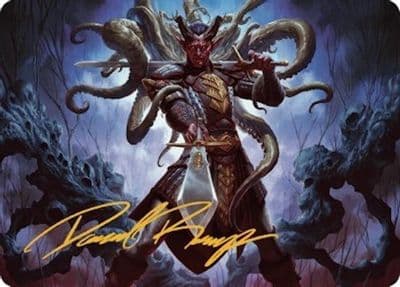 Zevlor Elturel Exile Art Card 42 81 Gold Stamped Signature Art Series: Commander Legends: Battle for Baldur's Gate Magic card
