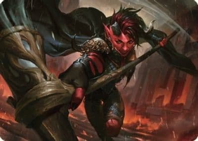 Karlach Fury of Avernus Art Card 34 81 Art Series: Commander Legends: Battle for Baldur's Gate Magic card