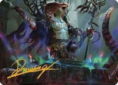 Sivriss Nightmare Speaker Art Card 32 81 Gold Stamped Signature Art Series: Commander Legends: Battle for Baldur's Gate Magic card