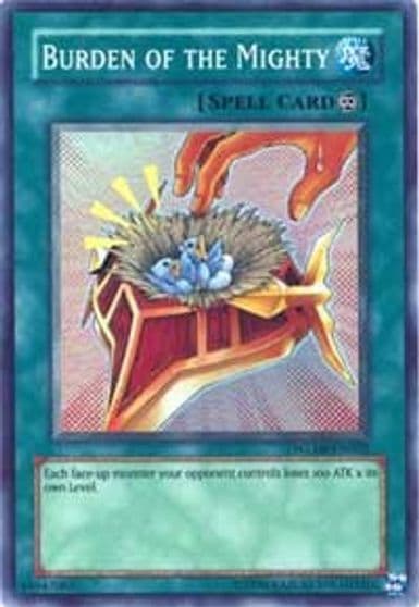 Burden of the Mighty World Championship 2008 Yu-Gi-Oh! card