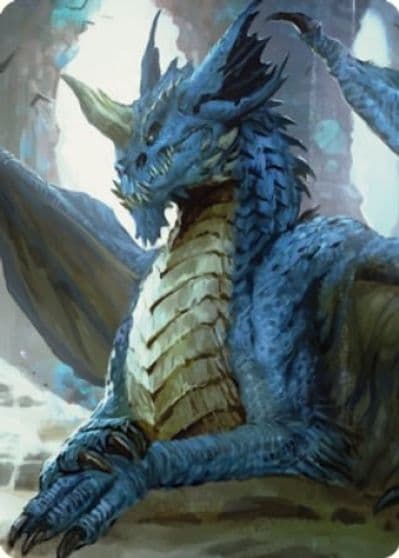 Young Blue Dragon Art Card Art Series: Commander Legends: Battle for Baldur's Gate Magic card