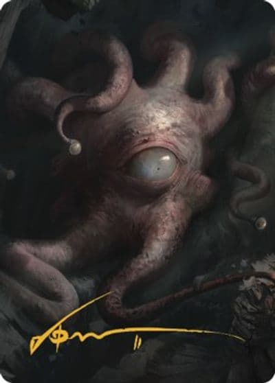 Mindwitness Art Card Gold Stamped Signature Art Series: Commander Legends: Battle for Baldur's Gate Magic card