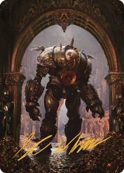 Marut Art Card Gold Stamped Signature Art Series: Commander Legends: Battle for Baldur's Gate Magic card
