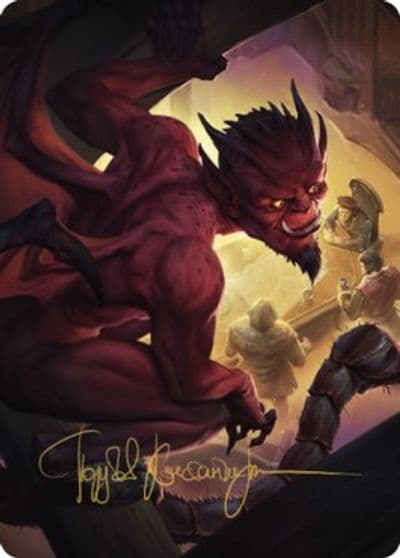 Imp Art Card Gold Stamped Signature Art Series: Commander Legends: Battle for Baldur's Gate Magic card