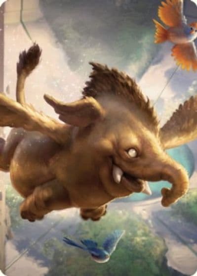 Hollyphant Art Card Art Series: Commander Legends: Battle for Baldur's Gate Magic card