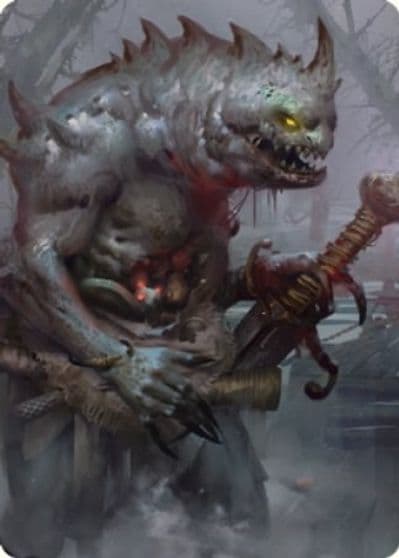 Gray Slaad Art Card Art Series: Commander Legends: Battle for Baldur's Gate Magic card