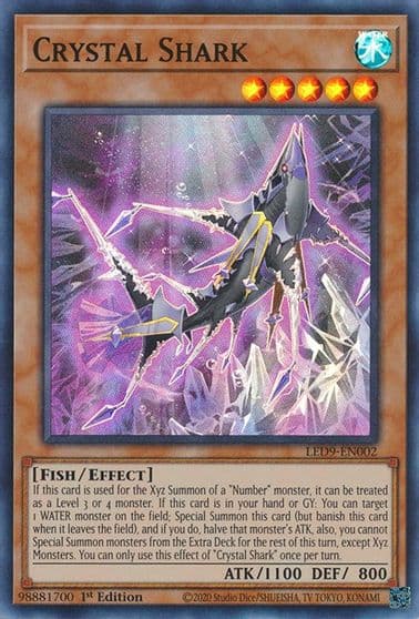 Crystal Shark Legendary Duelists: Duels From the Deep Yu-Gi-Oh! card