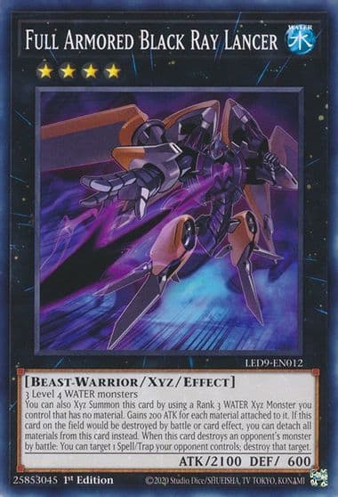 Full Armored Black Ray Lancer Legendary Duelists: Duels From the Deep Yu-Gi-Oh! card