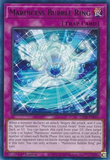 Marincess Bubble Ring Legendary Duelists: Duels From the Deep Yu-Gi-Oh! card