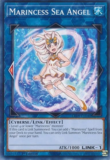 Marincess Sea Angel Legendary Duelists: Duels From the Deep Yu-Gi-Oh! card