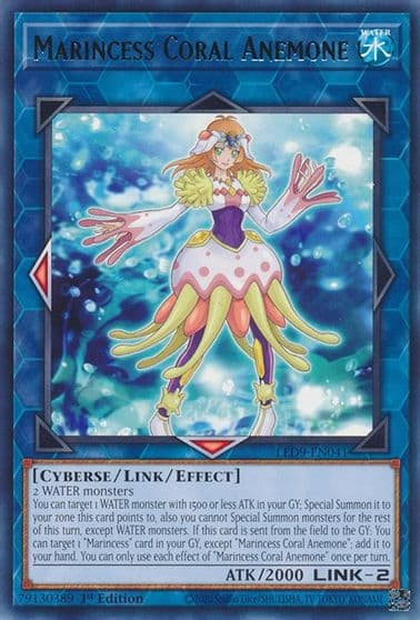 Marincess Coral Anemone Legendary Duelists: Duels From the Deep Yu-Gi-Oh! card