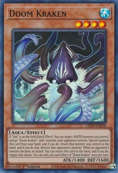 Doom Kraken Legendary Duelists: Duels From the Deep Yu-Gi-Oh! card