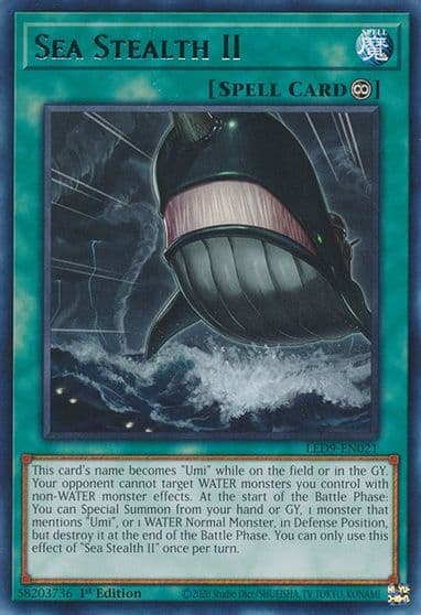 Sea Stealth II Legendary Duelists: Duels From the Deep Yu-Gi-Oh! card