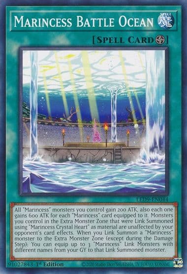 Marincess Battle Ocean Legendary Duelists: Duels From the Deep Yu-Gi-Oh! card