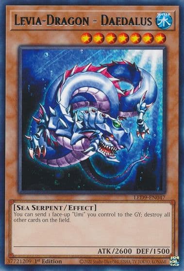 Levia Dragon Daedalus Legendary Duelists: Duels From the Deep Yu-Gi-Oh! card