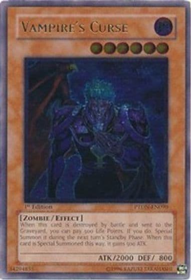 Vampires Curse UTR Phantom Darkness Yu-Gi-Oh! card