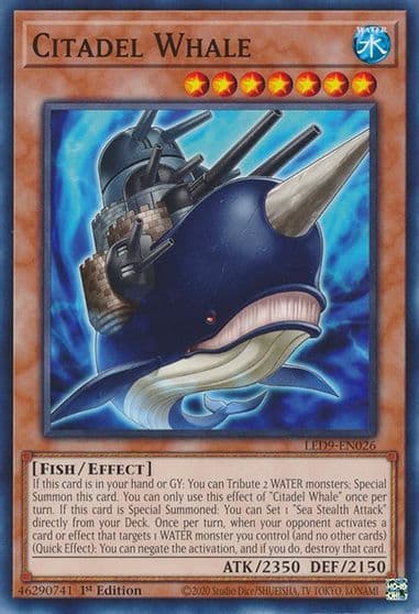 Citadel Whale Legendary Duelists: Duels From the Deep Yu-Gi-Oh! card