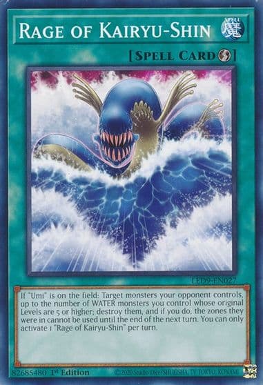 Rage of Kairyu Shin Legendary Duelists: Duels From the Deep Yu-Gi-Oh! card