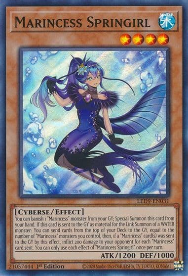 Marincess Springirl Legendary Duelists: Duels From the Deep Yu-Gi-Oh! card