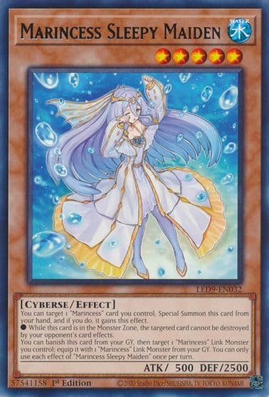 Marincess Sleepy Maiden Legendary Duelists: Duels From the Deep Yu-Gi-Oh! card