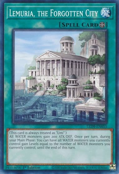 Lemuria the Forgotten City Legendary Duelists: Duels From the Deep Yu-Gi-Oh! card