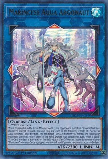 Marincess Aqua Argonaut Legendary Duelists: Duels From the Deep Yu-Gi-Oh! card