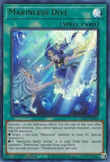 Marincess Dive Legendary Duelists: Duels From the Deep Yu-Gi-Oh! card