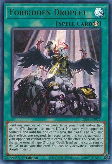 Forbidden Droplet Legendary Duelists: Duels From the Deep Yu-Gi-Oh! card