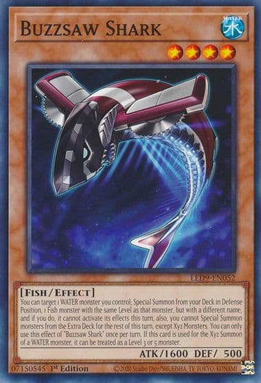 Buzzsaw Shark Legendary Duelists: Duels From the Deep Yu-Gi-Oh! card