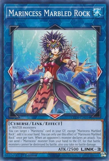 Marincess Marbled Rock Legendary Duelists: Duels From the Deep Yu-Gi-Oh! card