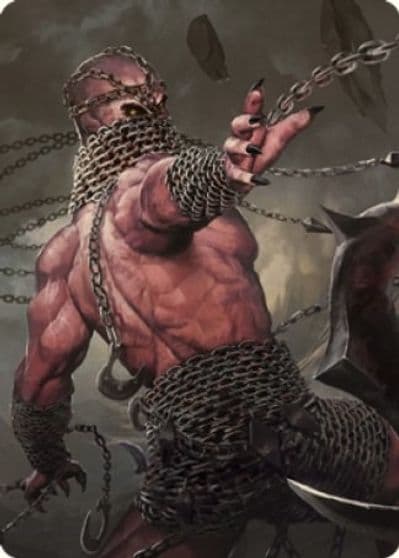 Chain Devil Art Card Art Series: Commander Legends: Battle for Baldur's Gate Magic card