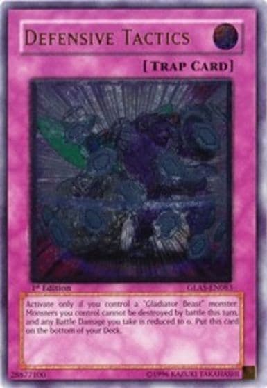 Defensive Tactics UTR Gladiator's Assault Yu-Gi-Oh! card