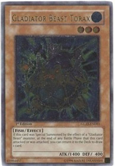 Gladiator Beast Torax UTR Gladiator's Assault Yu-Gi-Oh! card
