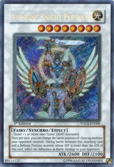 Avenging Knight Parshath The Duelist Genesis Yu-Gi-Oh! card