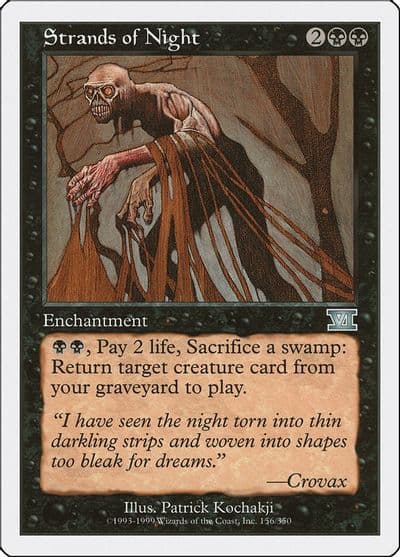 Strands of Night Classic Sixth Edition Magic card