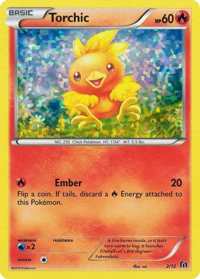 Torchic McDonald's Promos 2016 Pokemon card