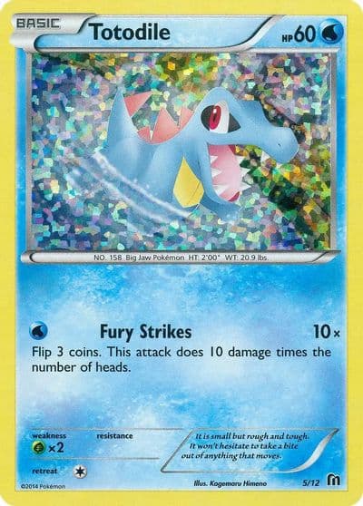 Totodile McDonald's Promos 2016 Pokemon card