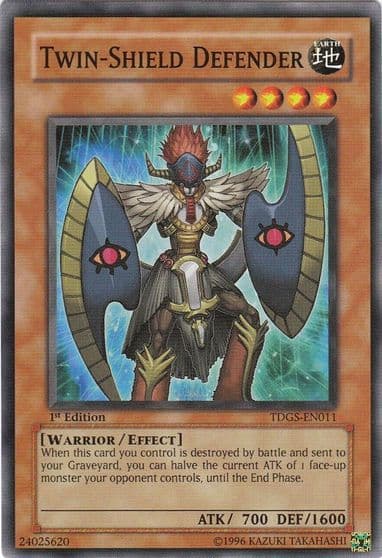 Twin Shield Defender The Duelist Genesis Yu-Gi-Oh! card