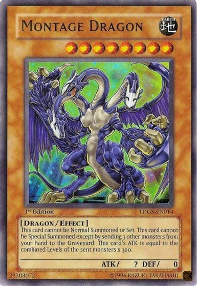 Montage Dragon The Duelist Genesis Yu-Gi-Oh! card