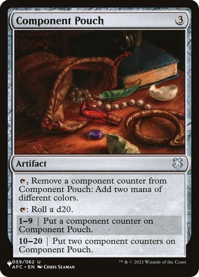 Component Pouch The List Reprints Magic card