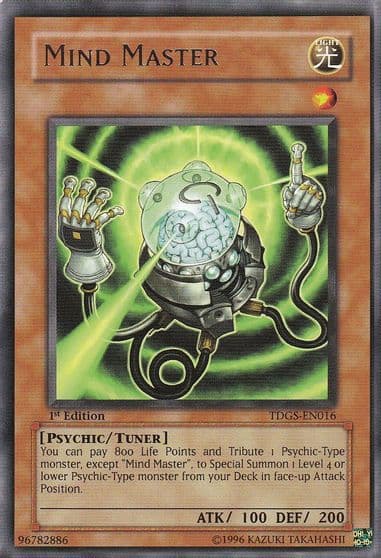 Mind Master The Duelist Genesis Yu-Gi-Oh! card