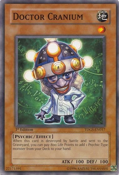 Doctor Cranium The Duelist Genesis Yu-Gi-Oh! card