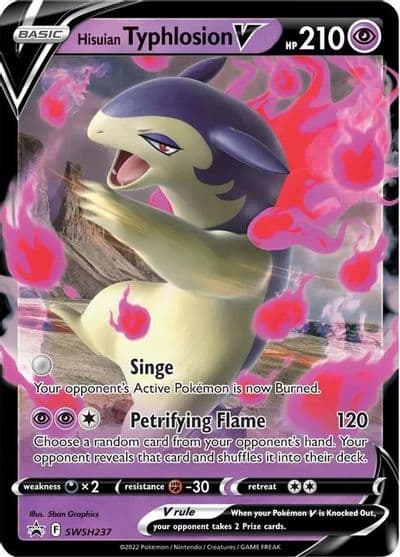 Hisuian Typhlosion V - SWSH237 SWSH: Sword & Shield Promo Cards Pokemon card