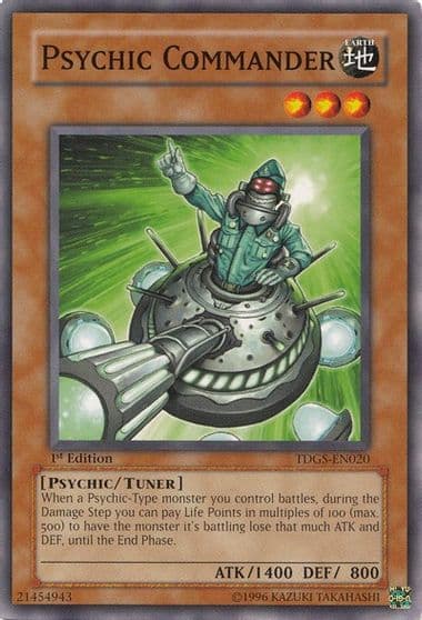 Psychic Commander The Duelist Genesis Yu-Gi-Oh! card