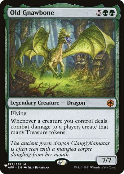 Old Gnawbone The List Reprints Magic card